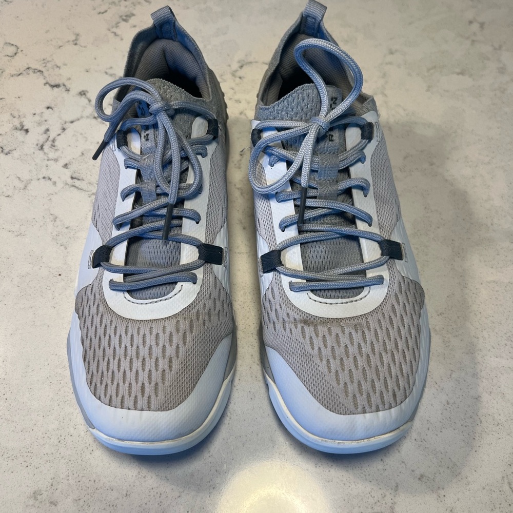 Under Armour Light Blue and Gray Sneakers